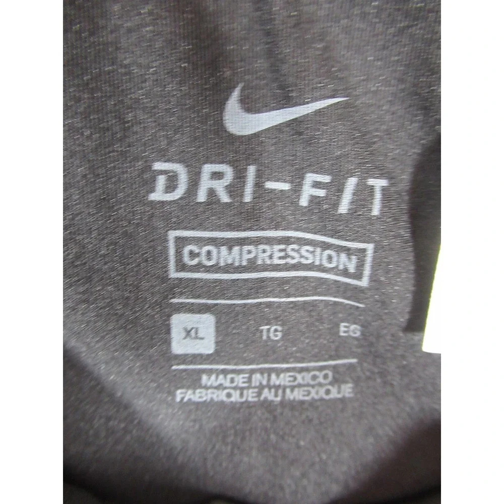 Nike Compression Leggings Youth Boys XL Black Fitted Cropped